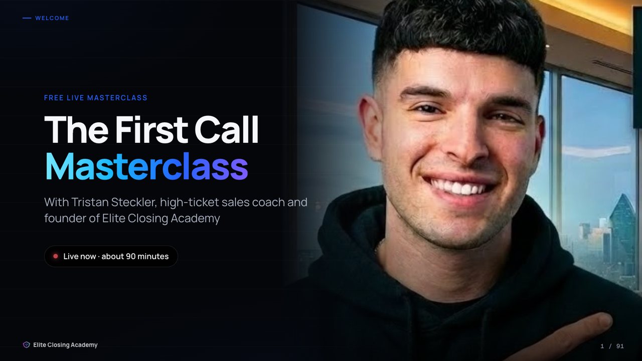 Webinar presentation preview