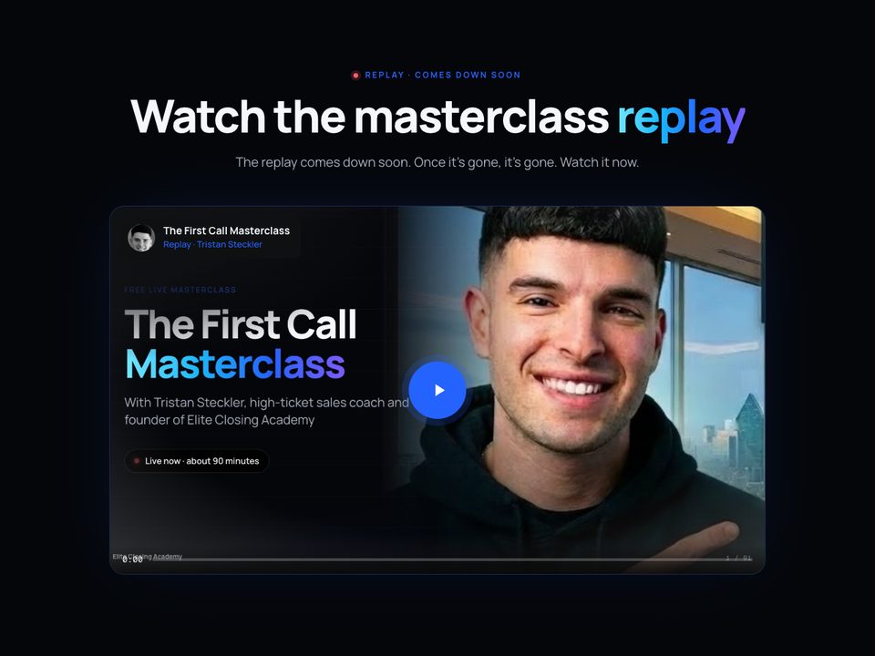 Replay + application preview