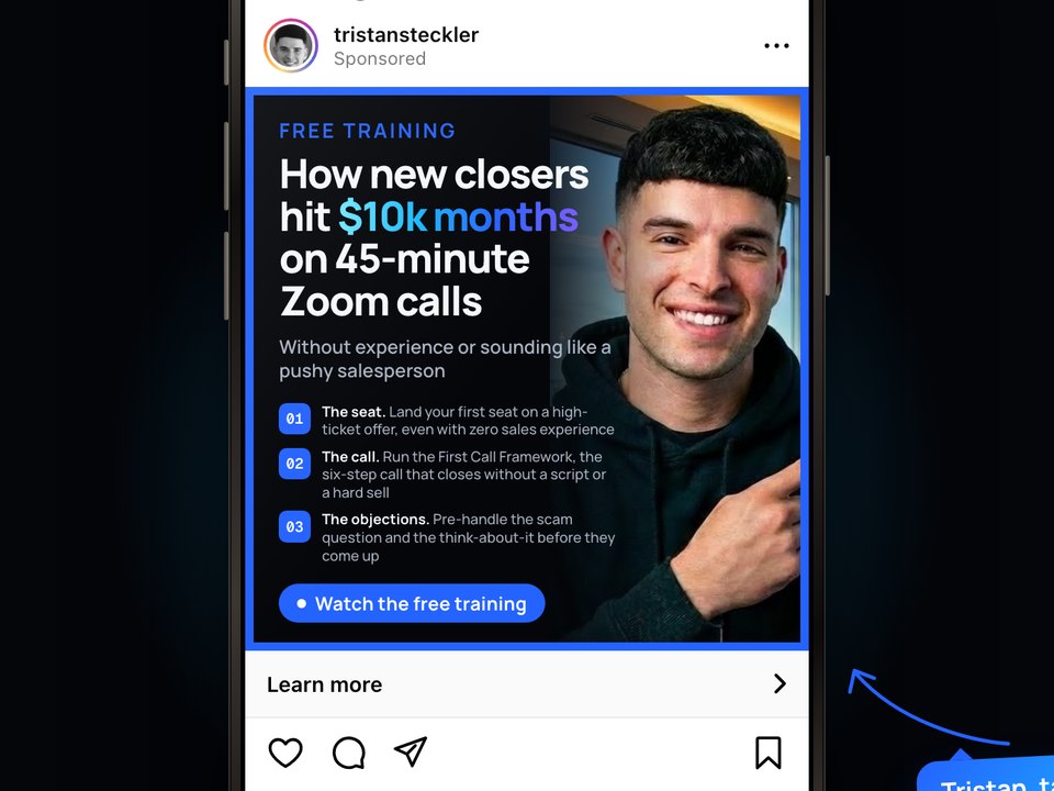 Static ad preview