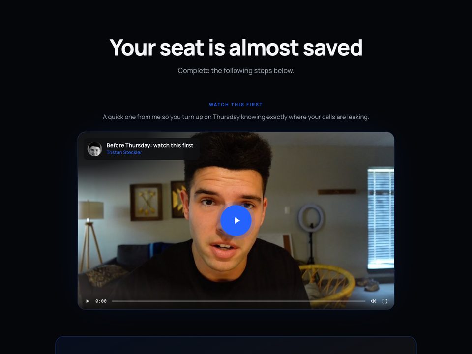 Thank-you page preview